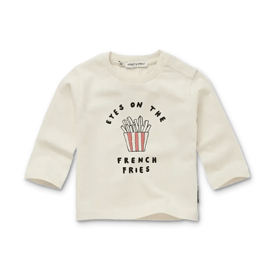 Sproet & Sprout Baby T-shirt French Fries - Studio Play