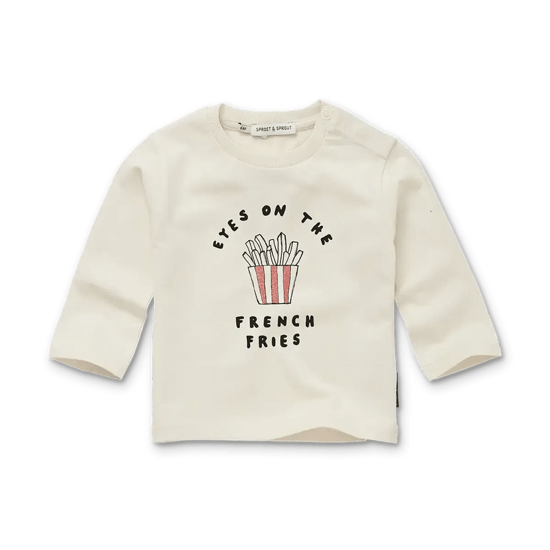 Sproet & Sprout Baby T-shirt French Fries - Studio Play