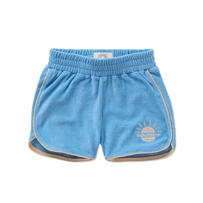 Sproet & Sprout Baby Terry Sport Shorts Breezy Blue - Studio Play