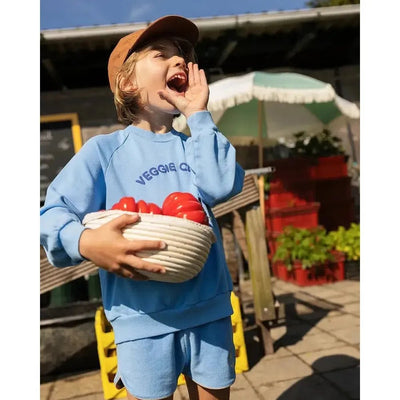 Sproet & Sprout Baby Terry Sport Shorts Breezy Blue - Studio Play