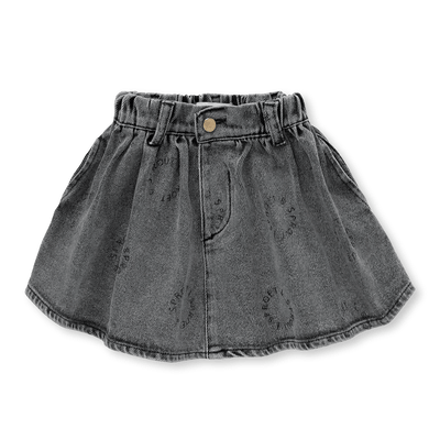 Sproet & Sprout Denim Skirt Sproet Print - Studio Play