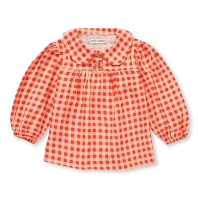 Sproet & Sprout Girls Check Blouse - Studio Play