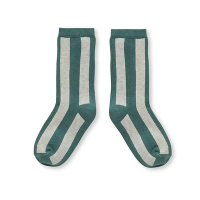 Sproet & Sprout KIDS Socks Stripes Shady Green - Studio Play