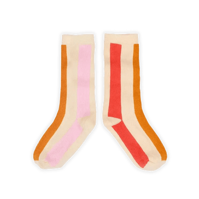 Sproet & Sprout Socks Stripes Nectarine - Studio Play