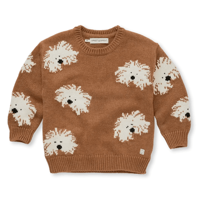 Sproet & Sprout Sweater Intarsia Dogs - Studio Play