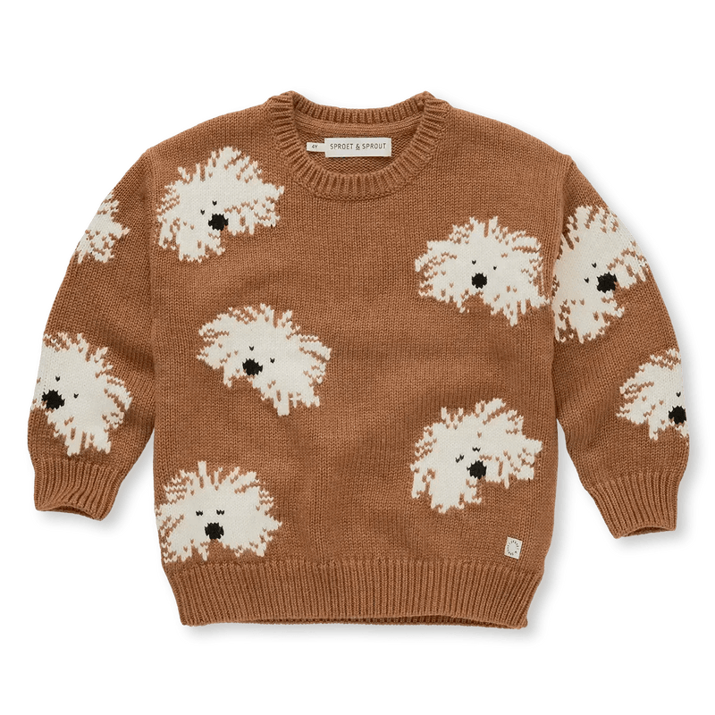 Sproet & Sprout Sweater Intarsia Dogs - Studio Play