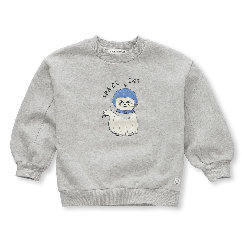 Sproet & Sprout Sweatshirt Space Cat