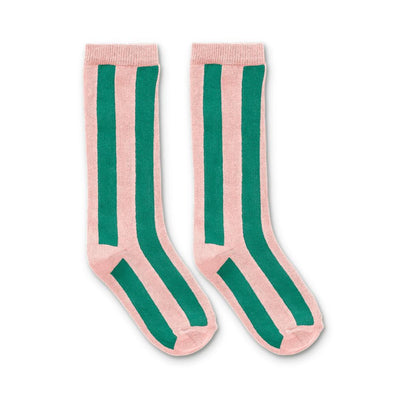 Sproet & Sprout TEENS Socks Stripes Peach Parfait