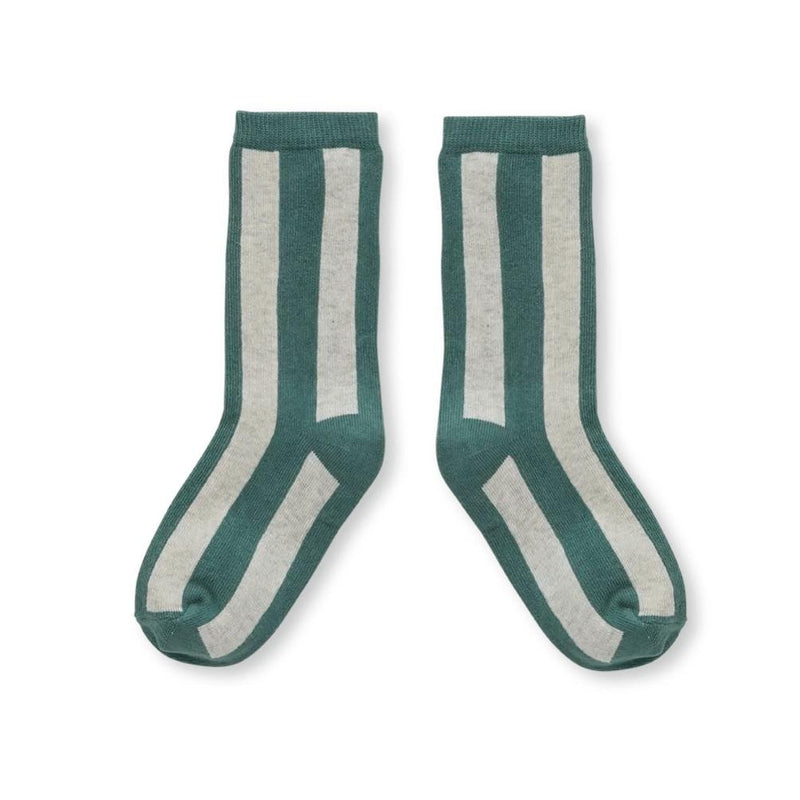 Sproet & Sprout TEENS Socks Stripes Shady Green