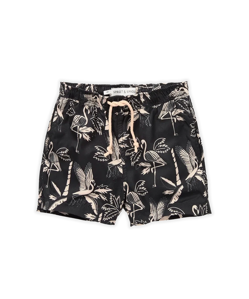 Sproet & Sprout Woven Swim Short Tropical print