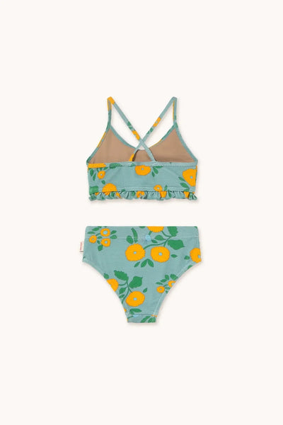 Tiny Cottons Flowers Swim Set Warm Grey