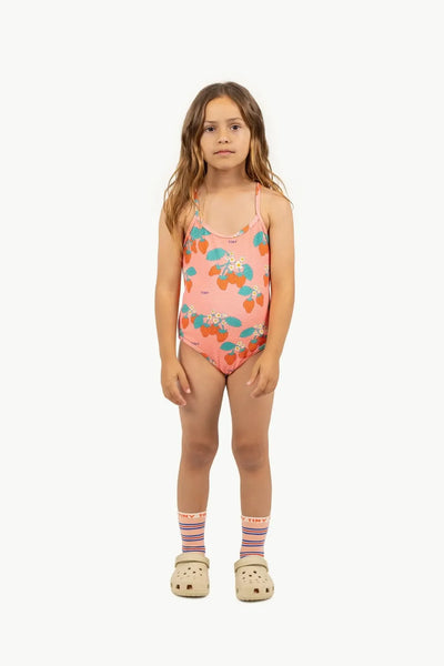 Tiny Cottons Strawberries Swimsuit Dark Pink