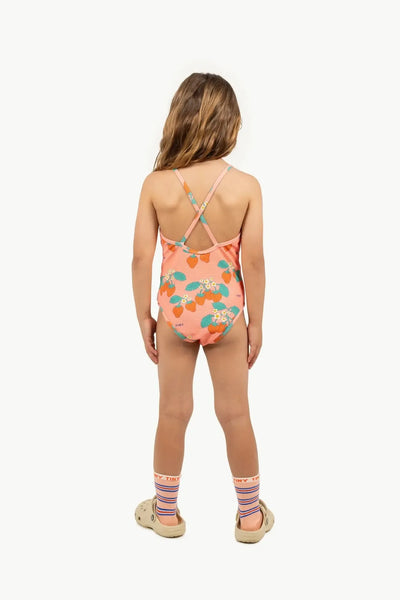 Tiny Cottons Strawberries Swimsuit Dark Pink
