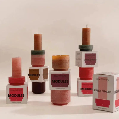 Stan Editions Module 6 Burgundy Candle