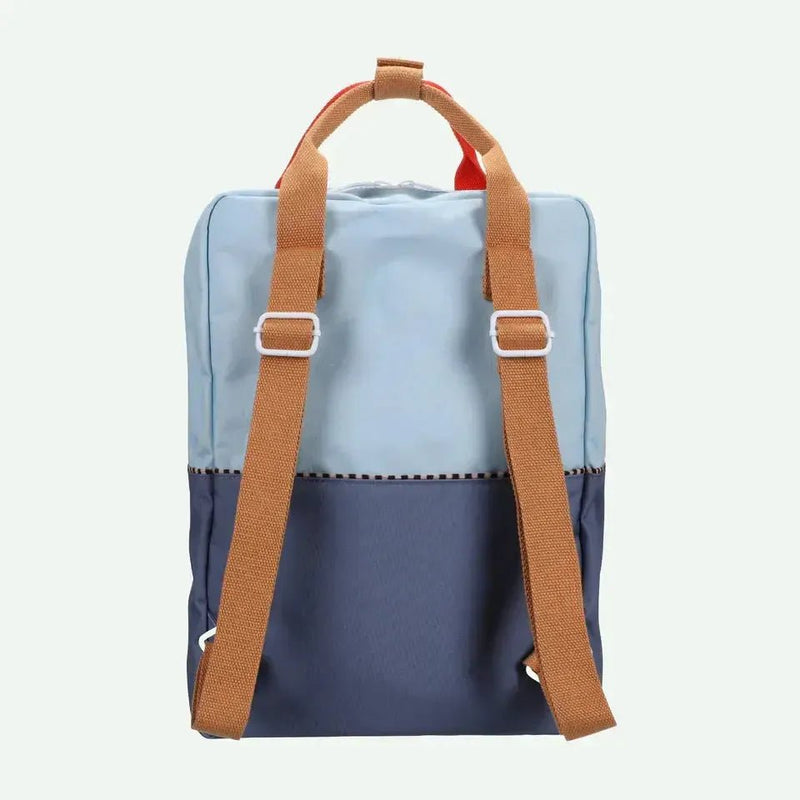 Sticky Lemon Backpack Large Wonders Colourblocking Zissou Blue / Blue Whale - Studio Play