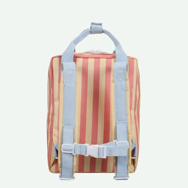 Sticky Lemon backpack Medium Wonders Envelope Stripes Coral Pink / Sandy Yellow