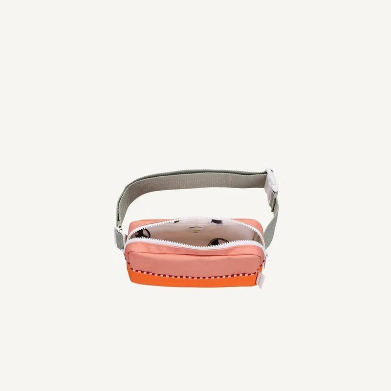 Sticky Lemon Fanny Pack Colourblocking coral pink/ lifebuoy orange