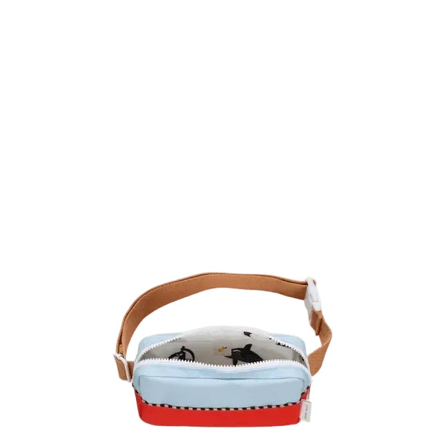 Sticky Lemon Fanny Pack Colourblocking Zissou Blue/ Red Hat