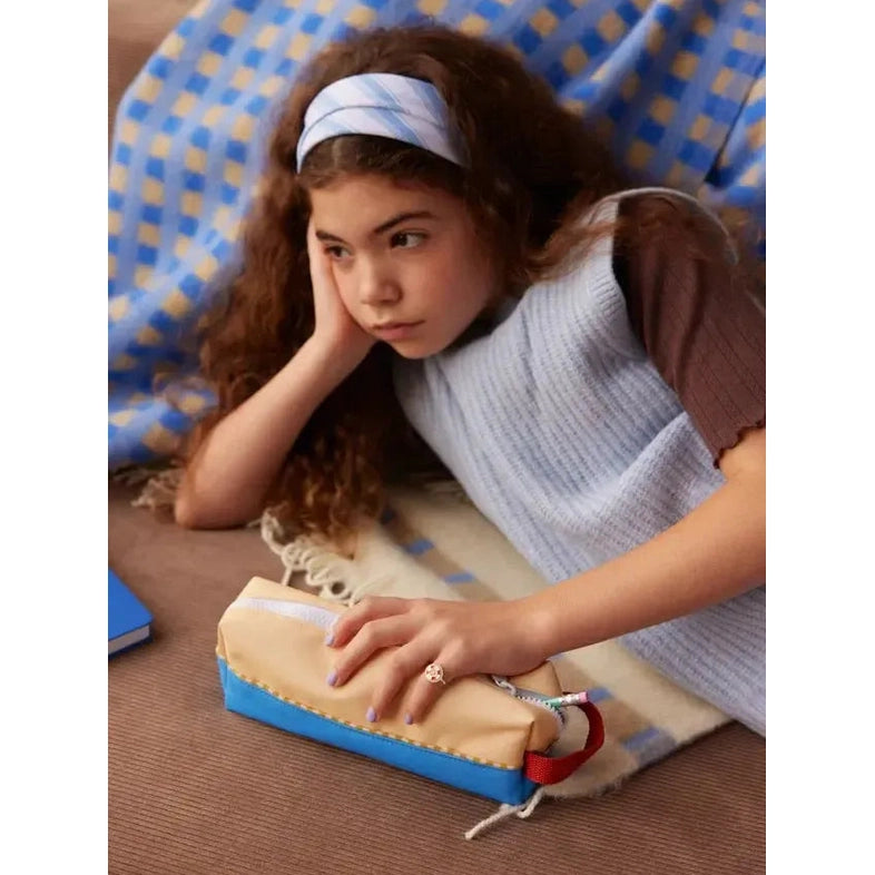 Sticky Lemon Pencil Case Wonders Colourblocking Sandy Yellow / Radar Blue