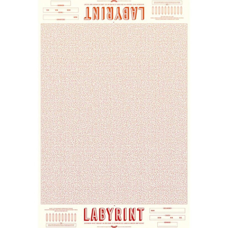 Stratier XXL - Spelposter Labyrint - Studio Play