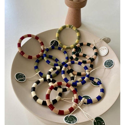 Stripe Bracelet Cobalt & Clay