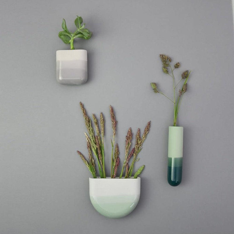 Studio Harm & Elke Dip Wandvaasje Long Groen 062