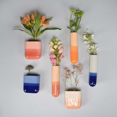 Studio Harm & Elke Dip Wandvaasje Long Rood 059