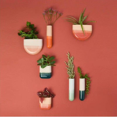 Studio Harm & Elke Dip Wandvaasje Long Rood 059
