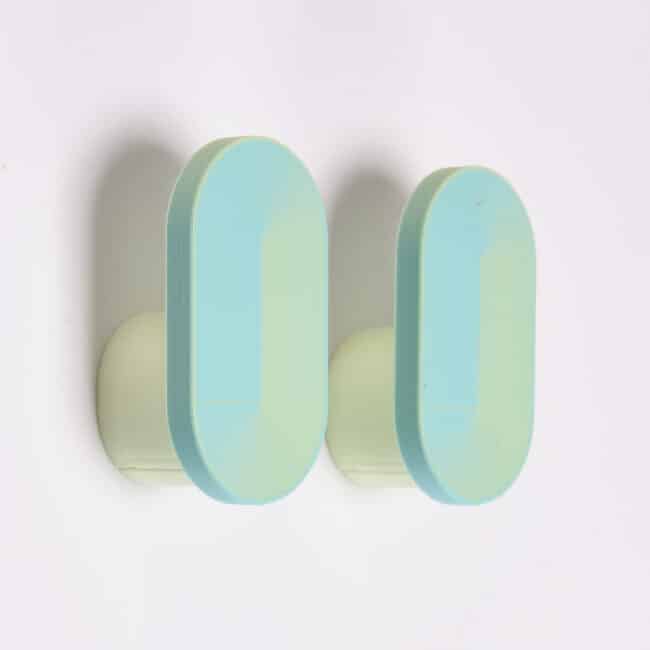 Studio Harm & Elke Printed Hook Gradient Mint