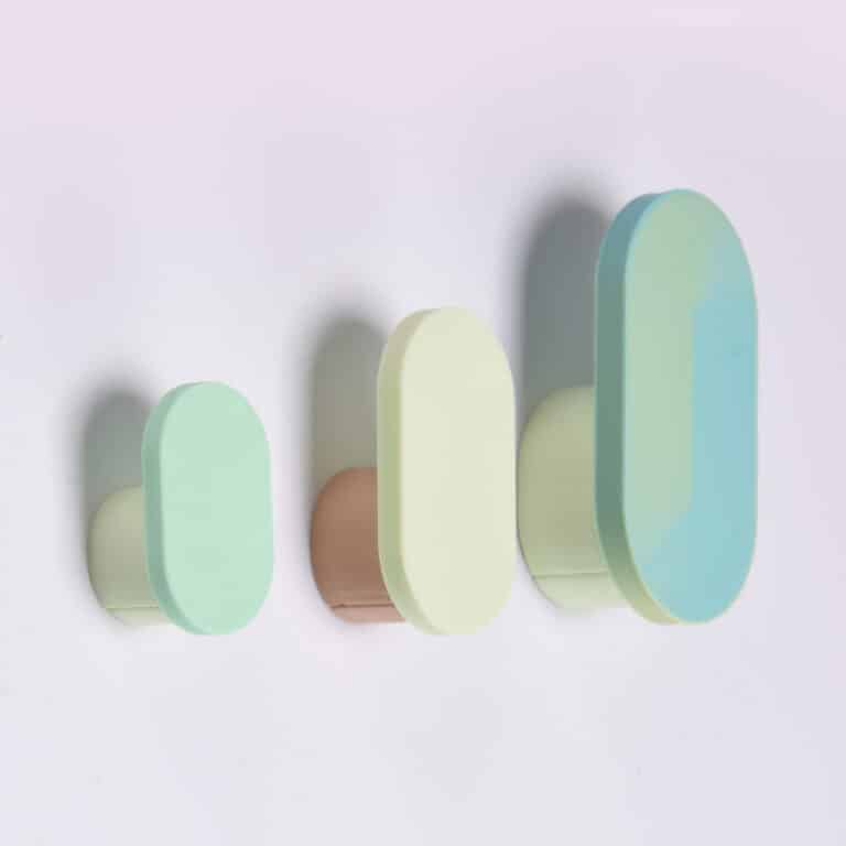 Studio Harm & Elke Printed Hook Gradient Mint