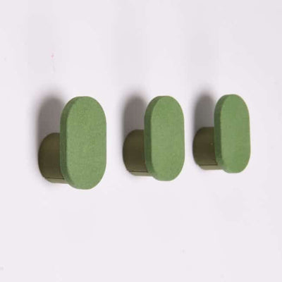 Studio Harm & Elke Printed Hook Moss Green