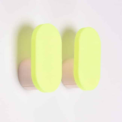 Studio Harm & Elke Printed Hook Neon Yellow