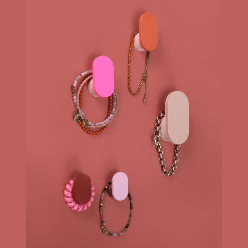 Studio Harm & Elke Printed Hook Pink