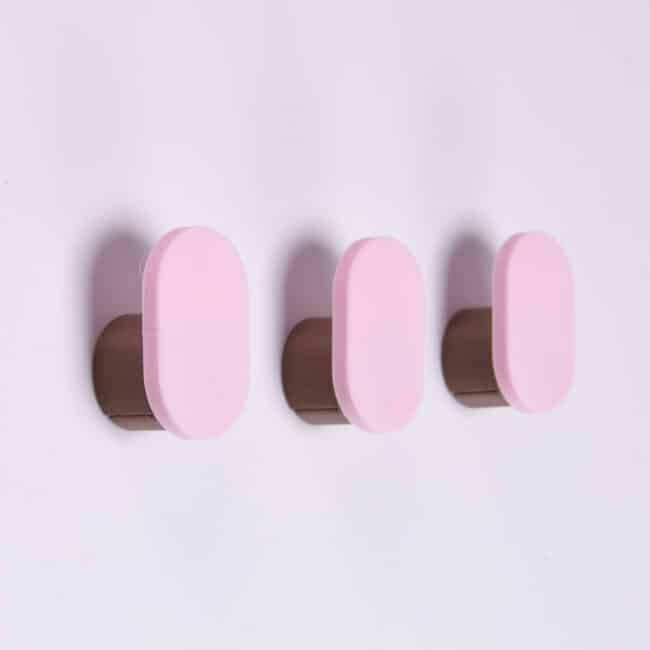 Studio Harm & Elke Printed Hook Pink