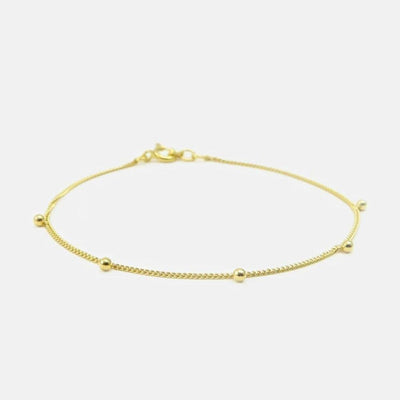 Studio MHL Armbandje Met 5 Bolletjes Goud - Studio Play