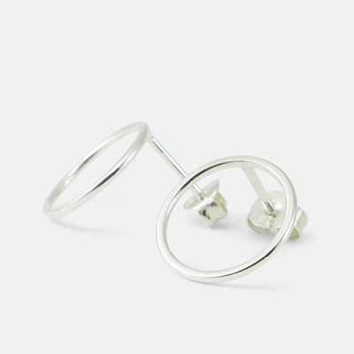 Studio MHL Oorbellen Closed Ring Zilver - Studio Play