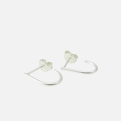 Studio MHL Oorbellen U - Vorm Zilver Small - Studio Play