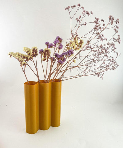 Studio Warren & Laetitia Alvaro Vase L Ocre Matte