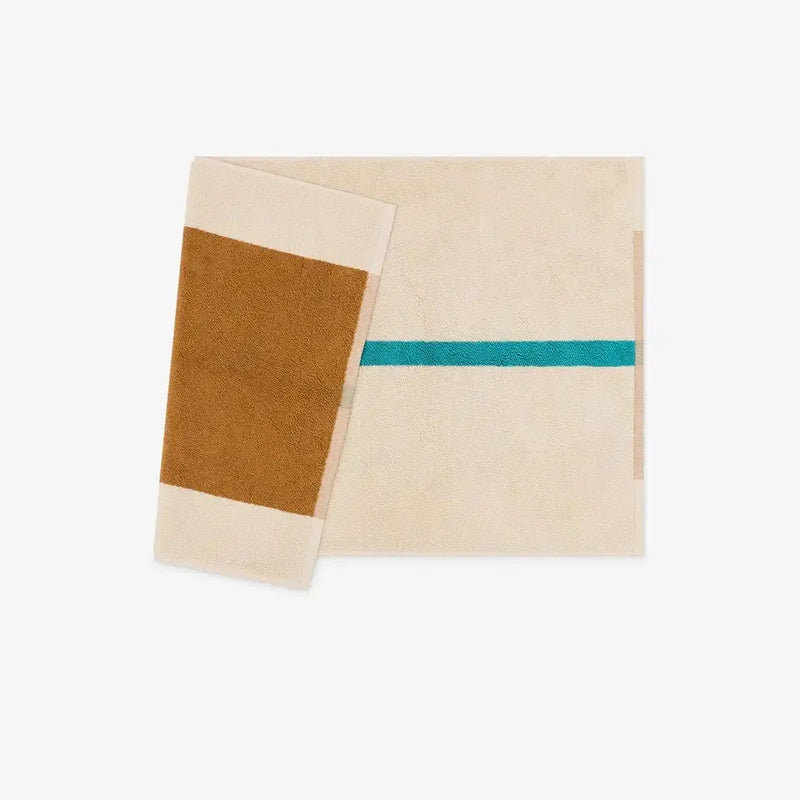 Suite702 Badmat Toffee/Turquoise