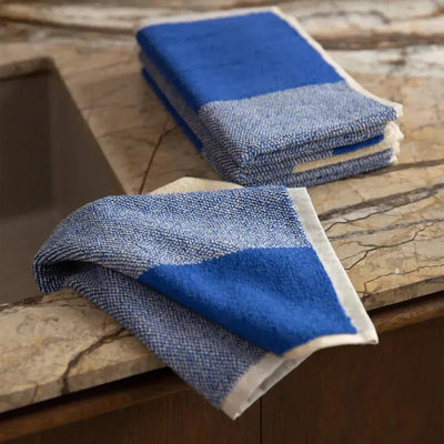 Suite702 Guest towels Set Blend Cobalt Blue/Ecru - Studio Play