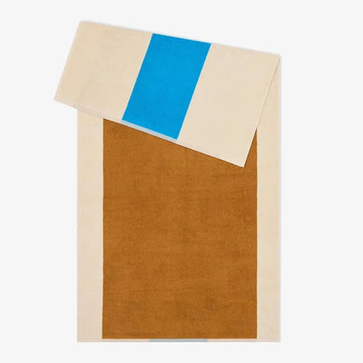 Suite702 Handdoek Aqua/Toffee
