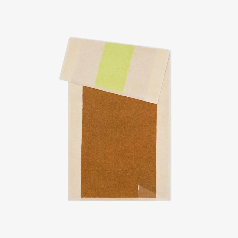 Suite702 Handdoek Lime/Toffee
