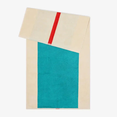 Suite702 Handdoek Red/Turquoise
