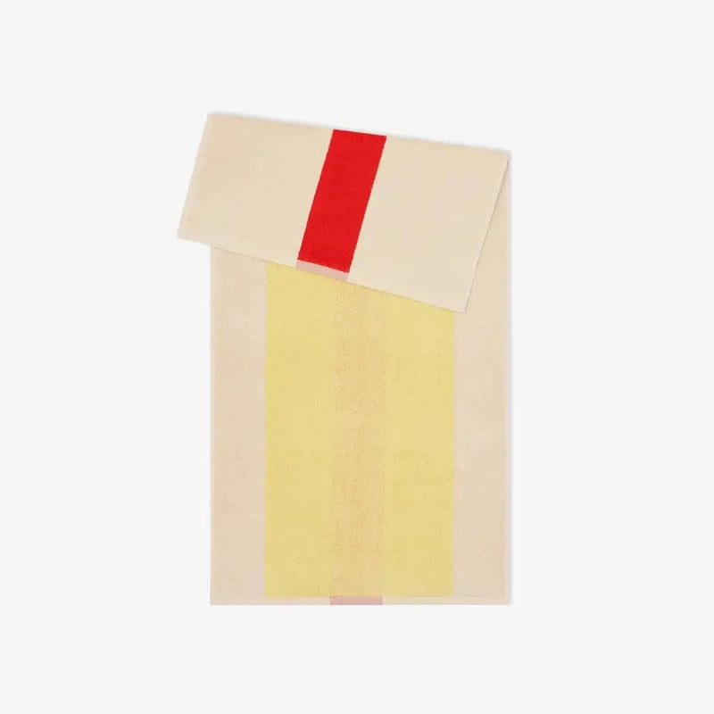 Suite702 Handdoek Red/Yellow