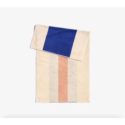 Suite702 Handdoek Royal Blue/Peach