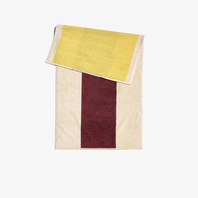 Suite702 Handdoek Yellow/Bordeaux - Studio Play