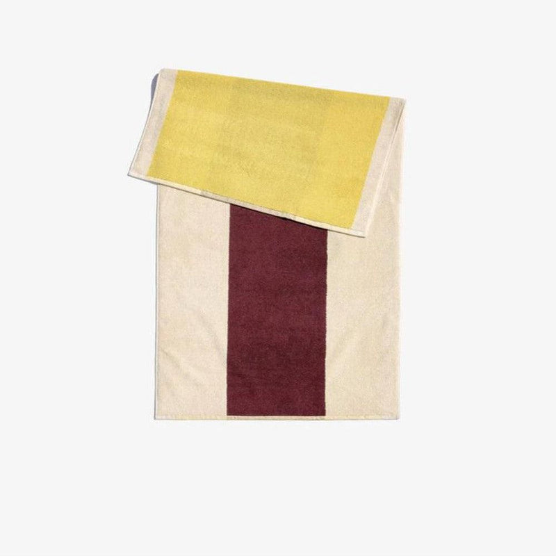 Suite702 Handdoek Yellow/Bordeaux - Studio Play