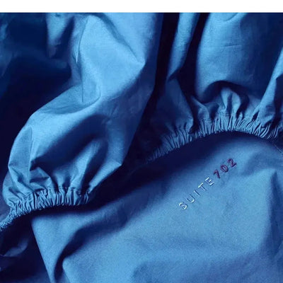 Suite702 Hoeslaken Cobalt Blue (Eénpersoonsbed) - Studio Play