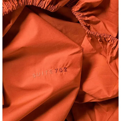 Suite702 Hoeslaken Poppy Orange (Eénpersoonsbed) - Studio Play