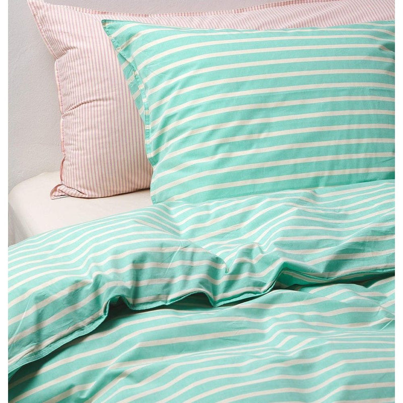 Suite702 Set Dekbedovertrek Stripe Green Ecru - Studio Play